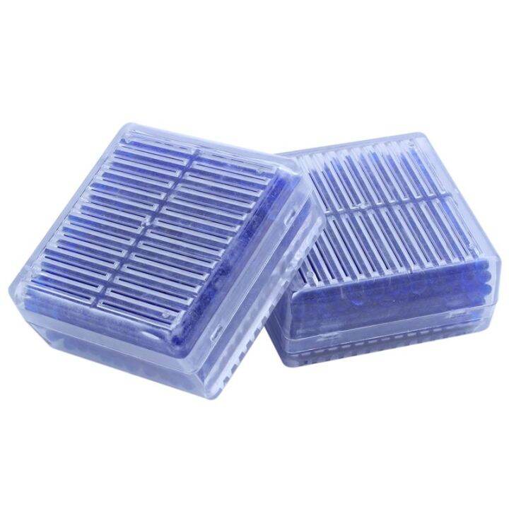 2pcs Blue Indicating Silica Gel Desiccant Moisture For Absorb Box