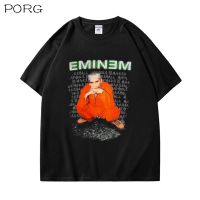 Eminem Anger Management Tour 2002 T เสื้อผู้ชายผู้หญิง Harajuku เสื้อยืดเสื้อแขนกุดสีดำ Tees Hip Hop ความงามเสื้อผ้า S-5XL