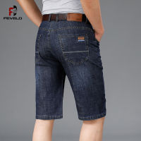 Feveld 2022 Summer New Denim Shorts Mens Smart Casual Ice Silk Thin Comfortable Cotton High Quality Classic Jeans Shorts