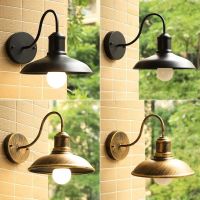 American Retro Outdoor Waterproof Wall Lamps Industrial Wall Light Balcony Garden Villa Courtyard Outdoor Terrace Aisle Wall Sco