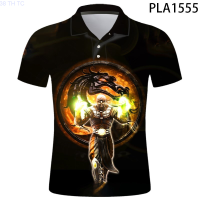 【high quality】  2020 Summer Mortal Kombat 3d Printed Men Polo Shirt Fashion Streetwear Casual Polo Homme Harajuku Cool Short Sleeve Tops Ropa