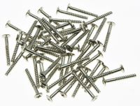 KAISH Pack of 50 Nickel ST TL Single Coil Pickup Screw Mounting Screws