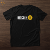 Bitcoinรหัส Bit.5 เสื้อคอตต้อน100% สกรีนลายเจ๋ง ใส่สบาย