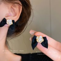 [COD] Needle Bow Knot Earrings Fashion Luxury Design Personality Wholesale