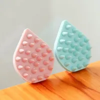 ☌ﺴ Massage Brush Hair Wash Artifact Silicone Hair Washing Brush Hair Shampoo Comb Head Brush Shower Brush Comb Care Tool