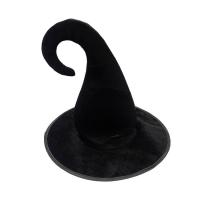 Halloween Hats For Women Curved Halloween Witches Hats Comfortable Black Witch Caps Decoration For Halloween Party Carnival Performance Supplies rational