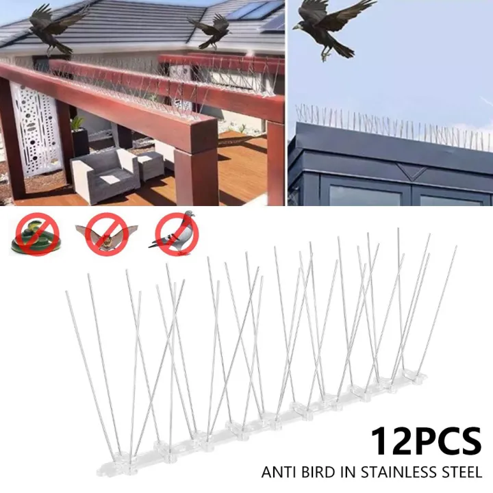 Wall Fence Spikes Anti Bird Fence Bird Deterrent Kit Bird Spikes Kit