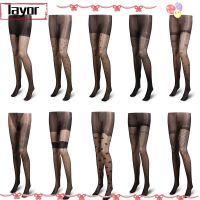 COD DSFGERTERYII LAYOR Female Thigh stockings Lace Plus Size Women Lingerie Elastic Thigh Sheer Sexy Bodysuit Tattoo Pantyhose