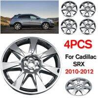 4ชิ้นหมวกรอบผ้าคลุมล้อล้อรถสีเดียวชั้นนอก20in เหมาะสำหรับฮับรุ่น Cadillac SRX 2010-2012ฝาครอบล้อ