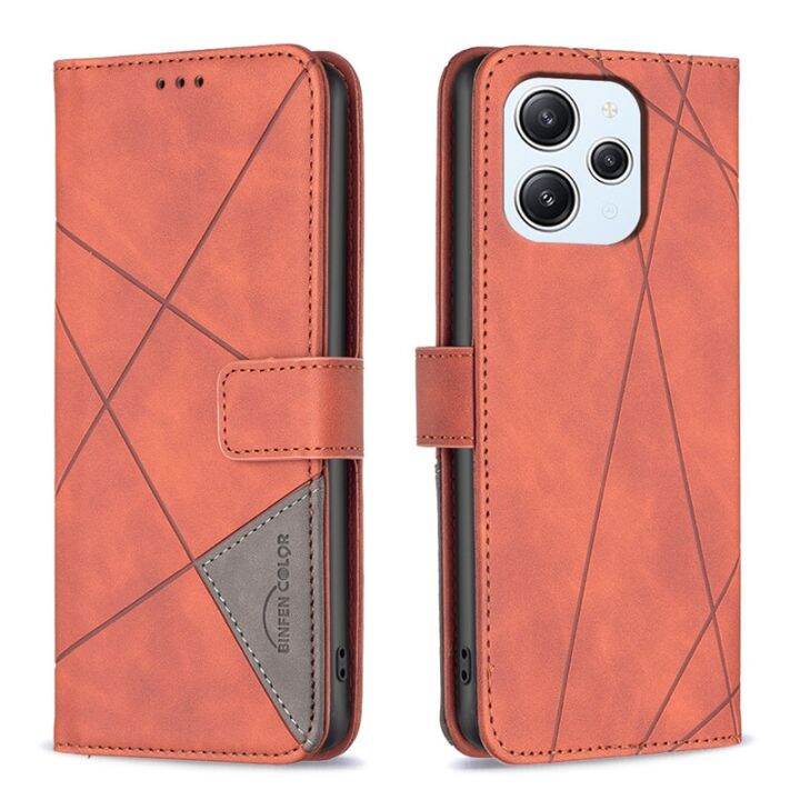 เคสแบบกระเป๋าสตางค์เคสแบบฝาพับสำหรับ-xiaomi-redmi-12สำหรับ-xiaomi-redmi-12-redmi12-6-79-2023กระเป๋าป้องกันโทรศัพท์หนัง