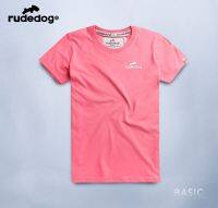 Rudedog เสื้อยืดชาย รุ่น Basic19 สีชมพู (ราคาต่อตัว)