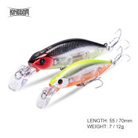 Kingdom เหยื่อล่อปลาปลาซิวเหยื่อแบบจม Wobblers Topwater Jerkbait Lure ตกปลาเหยื่อ Hard ประดิษฐ์ตะขอเบ็ดตกปลาตกปลาเหยื่อตกปลาเหยื่อ