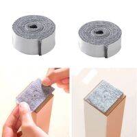 hotx【DT】 100cm Roll Self-Adhesive Felt Leg Anti-slip Floor Protector Wear-resisting Table Back