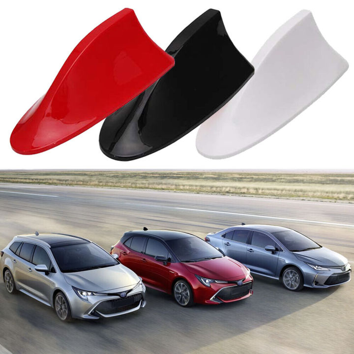 รถ-shark-fin-หลังคาเสาอากาศเสริมสัญญาณ-fit-สำหรับ-hyundai-toyota-สีดำสีขาวสีแดง-auto-อะไหล่