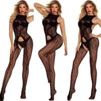 exotic dancewear outfit stripper lingere size plus women for suits body bodysuit crotchless black clothing women sexy lingerie