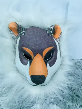 Tiger Therian Mask  Cat mask, Felt animal masks, Cool masks