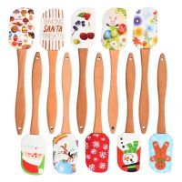 Silicone Spatula Baking Tools Baking Tools Kitchen Spatula - New Christmas Handle - Aliexpress