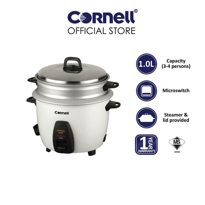 cornell rice cooker stainless steel