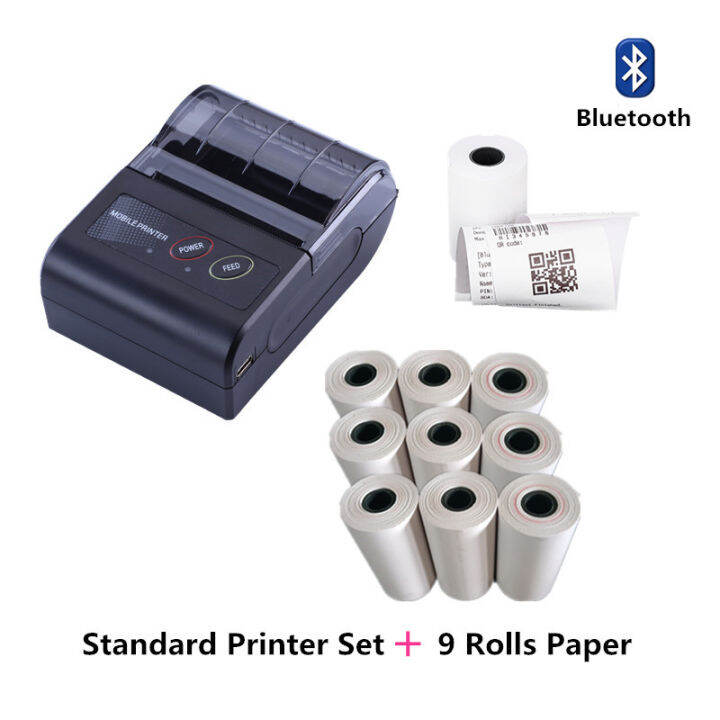 58mm 2'' Inch Mini Portable Thermal Printer Wireless Label Receipt
