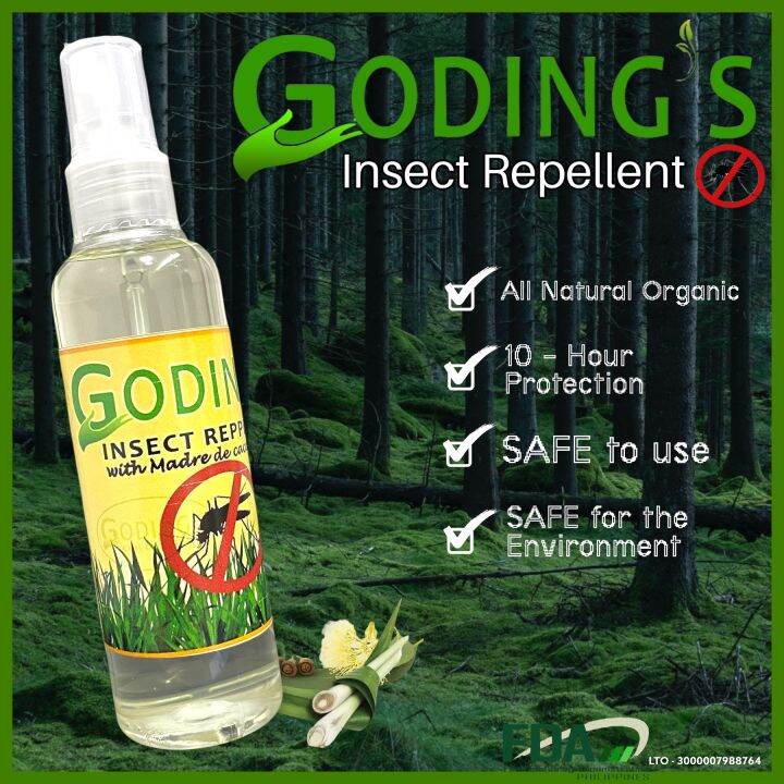 Goding's Natural Citronella Mosquito Block Insect Repellent Eucalyptus