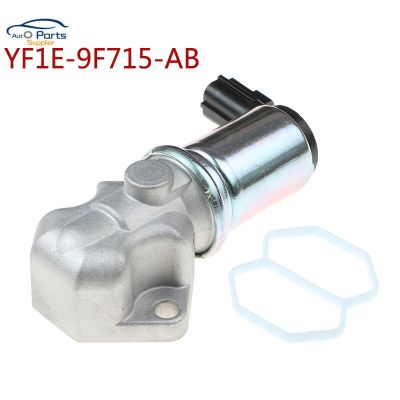 มอเตอร์วาล์วควบคุมอากาศไม่ได้ใช้งาน YF1E9F715AB YF1E-9F715-AB เริ่มต้นสำหรับ IACV ฟอร์ดราศีพฤษภ Sable 3.0L DOHC 2000