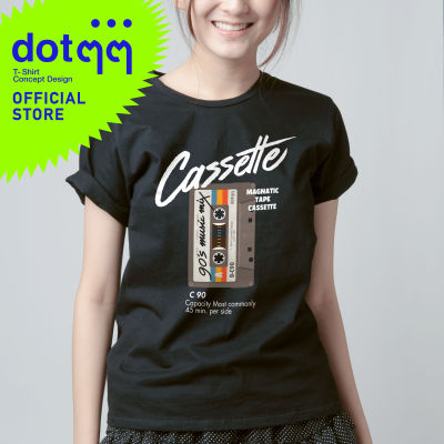 dotdotdot เสื้อยืด T-Shirt concept design ลาย Cassette