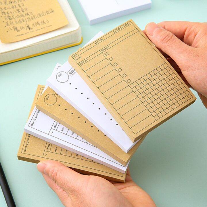 80 Sheets Student Sticky Note Office Notes Tearable ToDo List Notepad