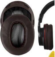 Protein Leather Replacement Ear Pads For Sony MDR-1A, MDR-1ADAC Headphones Earpads, Headset Ear Cushion Repair Parts