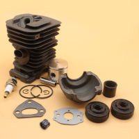 38MM Cylinder Piston Engine Pan Oil Seal Gaskets Kit For HUSQVARNA 136 137 141 142 CHAINSAW NIKASIL PLATED