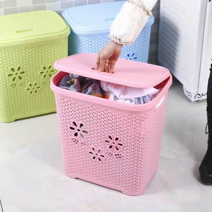 Lazeny Laundry Basket With Elephant Pattern - Large Toy Storage Organizer, Thickened Cotton With Handles (Elephant) - View #8