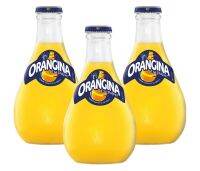 Orangina ออเรนจิน่า เครื่องดื่มน้ำส้มโซดา 250ml. x 3ขวด