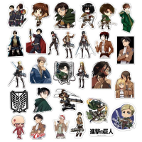 10/50Pcs Anime Attack On Titan Stickers Laptop Guitar Motorcycle Luggage Skateboard Bicycle Waterproof Sticker Kids Toys