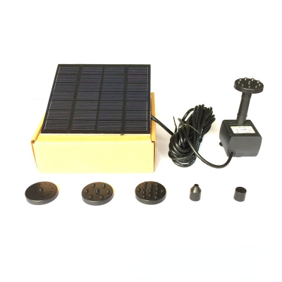 1.5W Solar Garden Fountain Pump Solar Garden Fountains Waterfalls Power Solar Bird Fountain Powered Water Pump Birdbath Fountain