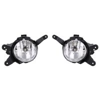 1Pair Car Front Bumper LED Fog Lamp Assembly Car Accessories Daytime Running Lamp Black ABS for Chevrolet Cruze 2009-2014