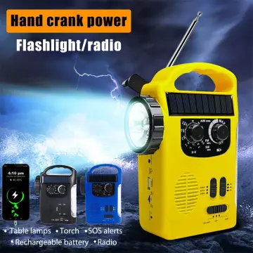 Multifunction Hand Crank Radio with 4000mAh Power Solar Portable Multi Band Radio  Solar Power Radio - China Radio and FM Radio price