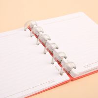 24MM Mushroom Hole Binder Ring Binding Buckle Plastic Notebook Binding Discs Loose-leaf Disc Clip T-shaped Hole Office Supplies