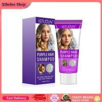 Purple Shampoo Purple Hair Film for Blonde Color Toner Eliminates Brassy Yellow Tones for Blonde Platinum Bleached Gray Ash Silver Hair brightly