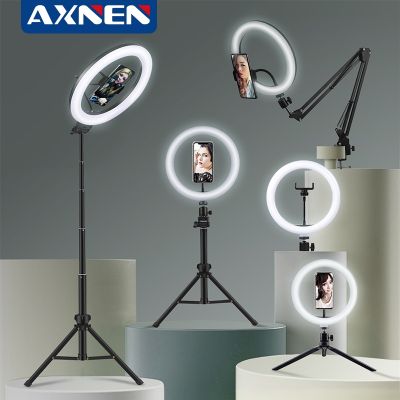 ㍿♝ Selfie Ring Light Photography Led Rim Of Lamp with Optional Mobile Holder Mounting Tripod Stand Ringlight For Live Video Stream