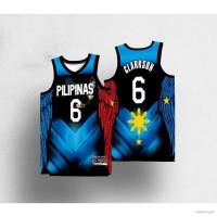 เสื้อกีฬาบาสเก็ตบอล ลาย BKB NBA PILIPINAS DESIGN HG Clarkson Jersey พลัสไซซ์ สําหรับผู้ชาย และผู้หญิง