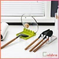 Goldenที่ใส่พลาสติก อเนกประสงค์ ที่วางช้อนซุป ที่ครอบหม้อ  Kitchen shelf