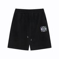 23SS Fashion Brand Simple Totem Embroidery Casual Shorts for Mens Summer Thin Straight and Versatile Sports Capris for Women