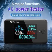 0-500โวลต์ดิจิตอลโวลต์มิเตอร์แอมมิเตอร์0-100A AC Wattmeter 6 In 1แรงดันไฟฟ้าปัจจุบันพลังงานทดสอบ KWS-AC305ตรวจจับพลังงานจอแสดงผล LED