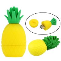 Cartoon Pineapple USB Flash Drive 4GB 8GB 16GB 32GB Creative Fruit Usb Drive 256GB Thumb Pen Drive 128GB Memory Stick Disk Gift