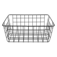 Hollow Iron Wired Basket, Storage Baskets Metal Basket Without Interlining Bathroom Kitchen Organizer