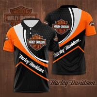 Harley-Davidson Polo 3D POLO shirt Harlay-Davidson Motorcycle Cycles xzx180305 Polo POLO shirt Fremium - Razkacollection  078