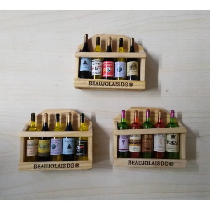 ♤Fridge Wine Bottles Series Refrigerator Door