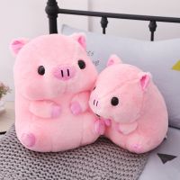 [COD] Cross-border hot pink sitting head blessing pig doll pillow stuffed a undertakes to the