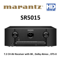 Marantz SR5015 AV Receiver 7.2 Channel 8K with HEOS Built-in and Voice Control