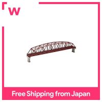 TOMIX N Gauge Double-Track Song Chord ขนาดใหญ่ Truss Iron Bridge F Red Double-Track PC Pier 2 3221รุ่นอุปกรณ์รถไฟ