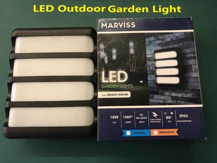 LED Outdoor Garden Light IP65 18Watt Warm White Lazada